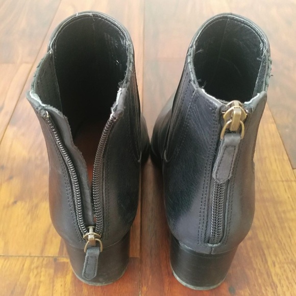 Halogen Black Leather Boots - Picture 3 of 4